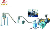 Air Cooling Twin Screw Extruder Plastik, High Speed ​​WPC Extrusion Machine