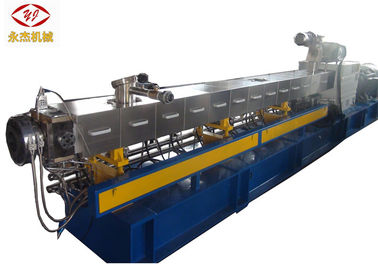 Cina Mesin Extruder Horizontal Twin Screw Plastic untuk Bahan Komposit Plastik Kayu pabrik
